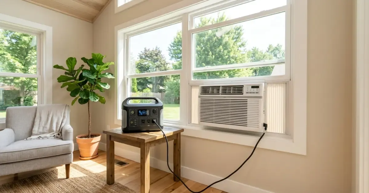 Can a Solar Generator Run a Window AC? Watts by BTU (2026)