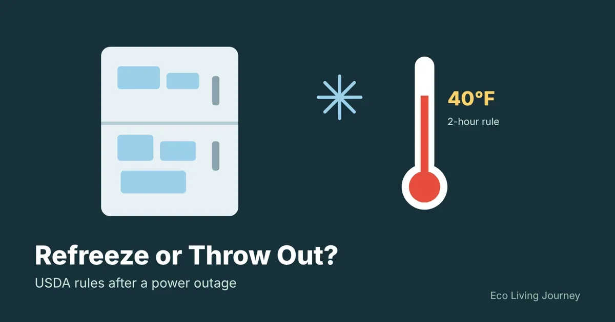 Can You Refreeze Food After a Power Outage? USDA Rules