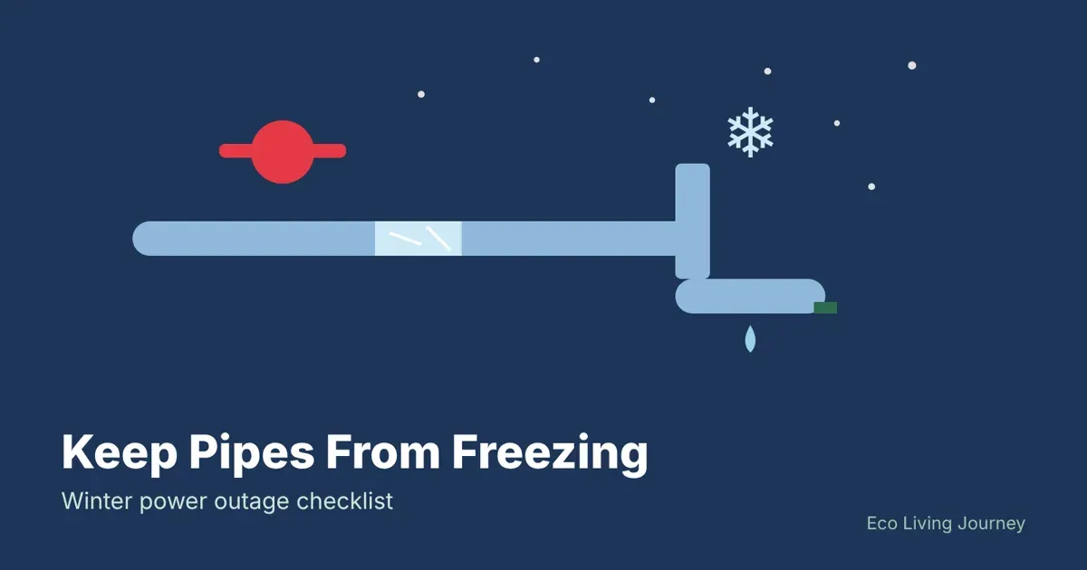 How to Keep Pipes From Freezing in a Power Outage